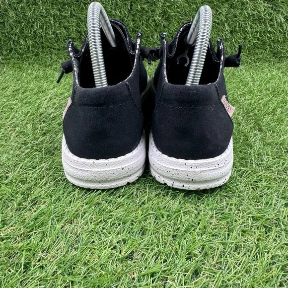 Hey Dude Wendy Basic Wide Womens Size 9 D Black Odyssey Casual Slip On Shoes - Picture 5 of 10